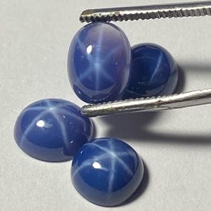 8.02 cts Loose Blue Star Sapphire Gemstones Lot